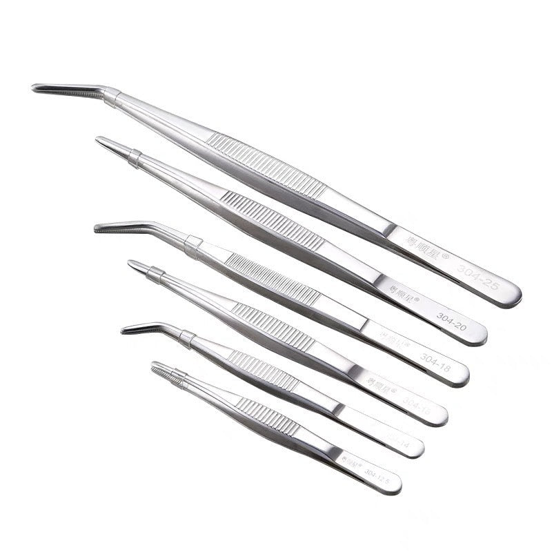 succulent tweezers Succulent Garden Tool: 6-Piece Stainless Steel Tweezers – Bella Succulent Garden