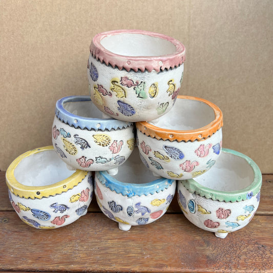 [YIXI] 8cm Round 'Animal Park'