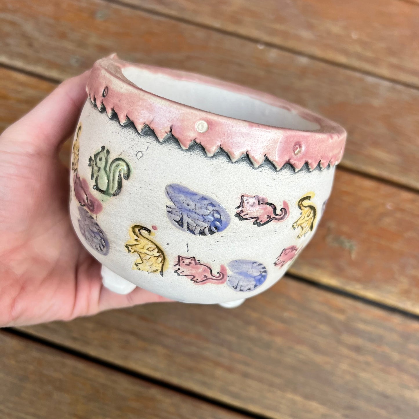 [YIXI] 8cm Round 'Animal Park'