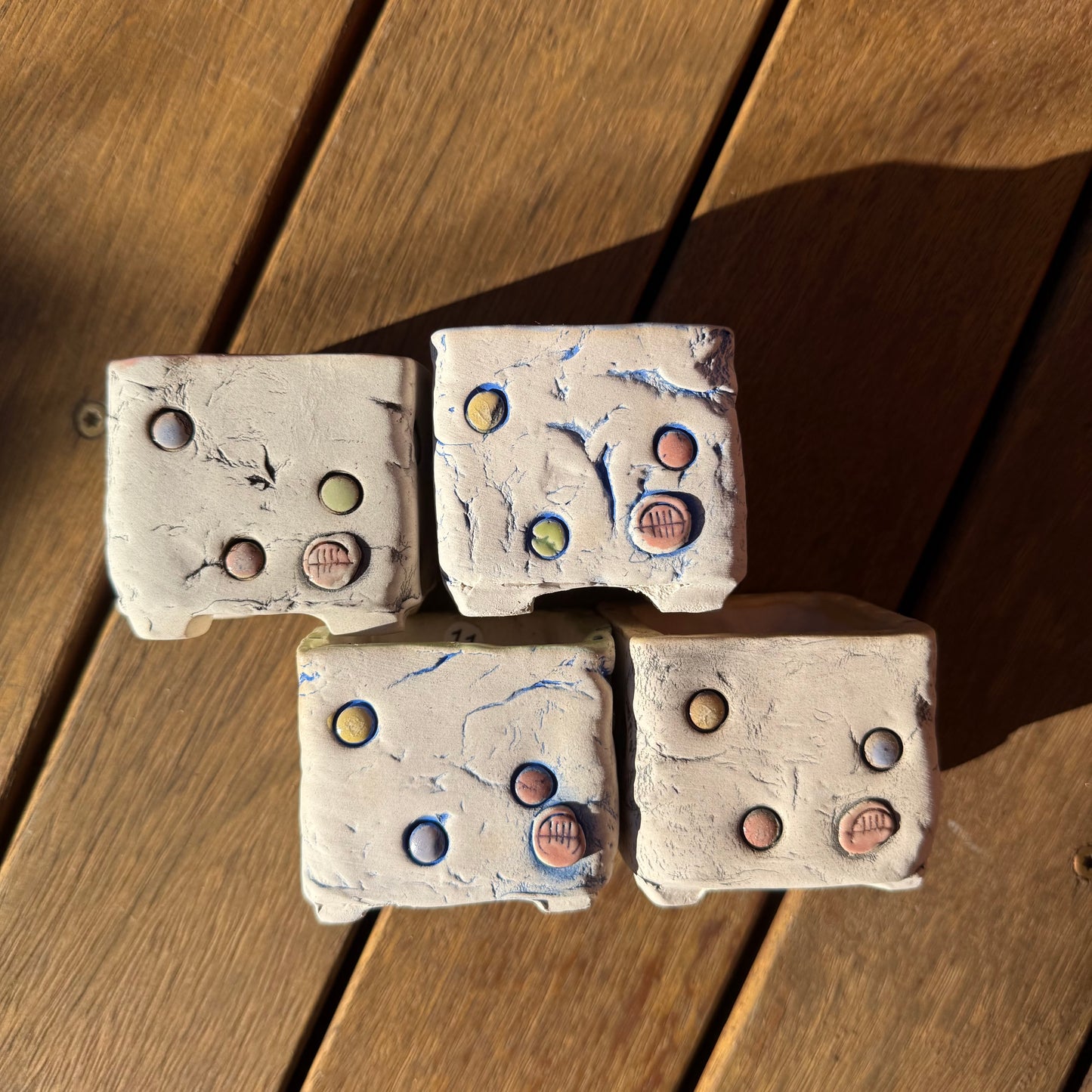[YIXI] 5cm Square 'Jelly Beans'